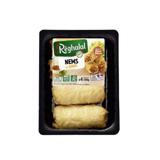 Nems halal de dinde + 1 sauce nuoc mam