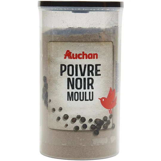 Poivre noir moulu