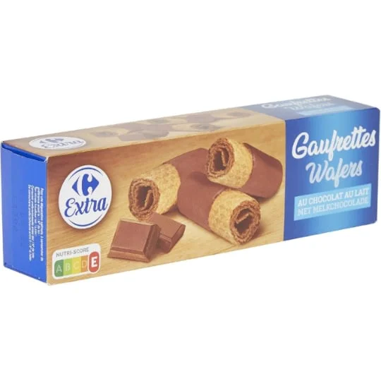 Gaufrettes chocolat au lait
