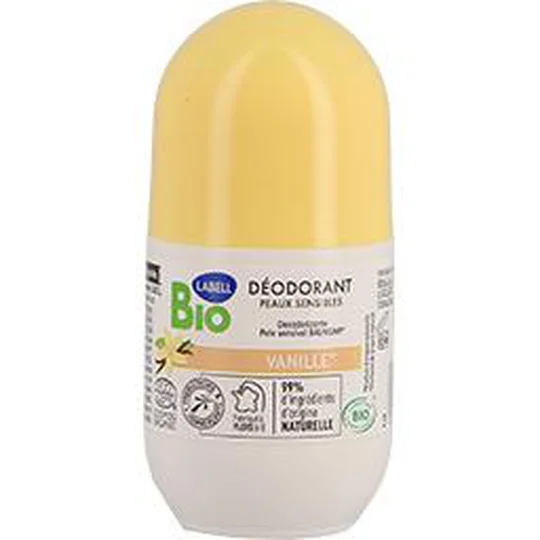 Déodorant peaux sensibles vanille, certifié Cosmos Organic