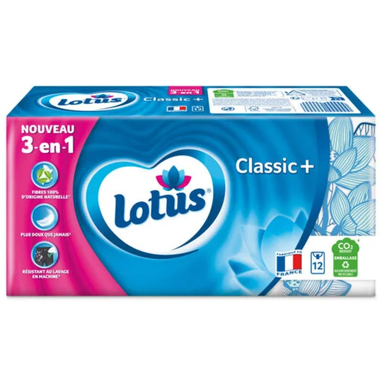Classic+ Etuis Mouchoirs x12