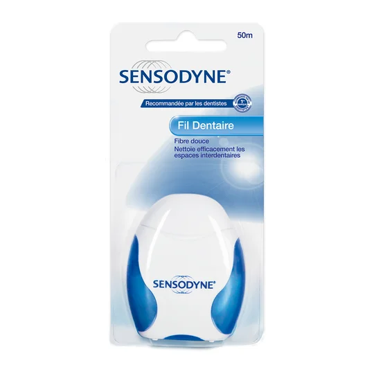 Fil dentaire dents sensibles 50 m