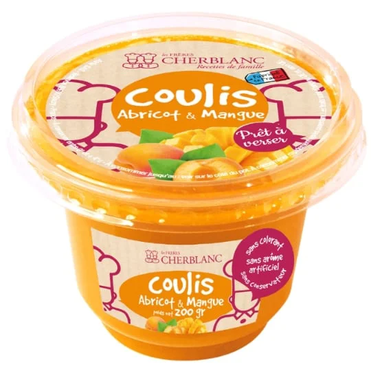 Coulis abricot & mangue
