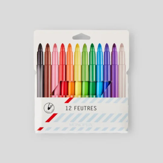 12 Feutres De Dessin