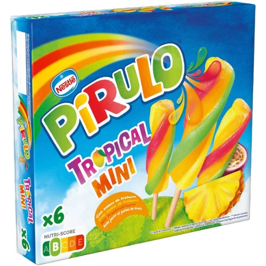 Glace mini tropical