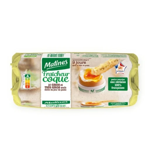 Oeufs Gros et Très Gros Fraîcheur Coque