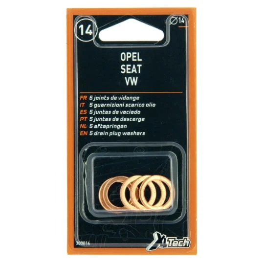 Joints de vidange en Cuivre diamètre 14 mm XL PERFORM TOOLS