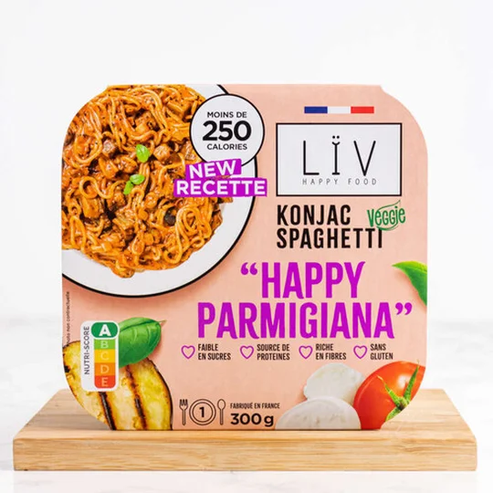 Konjac lasagnes parmigiana mega light