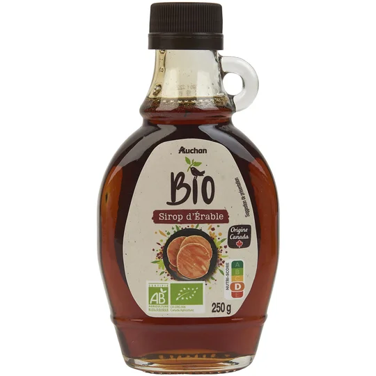 Sirop d'érable bio origine Canada