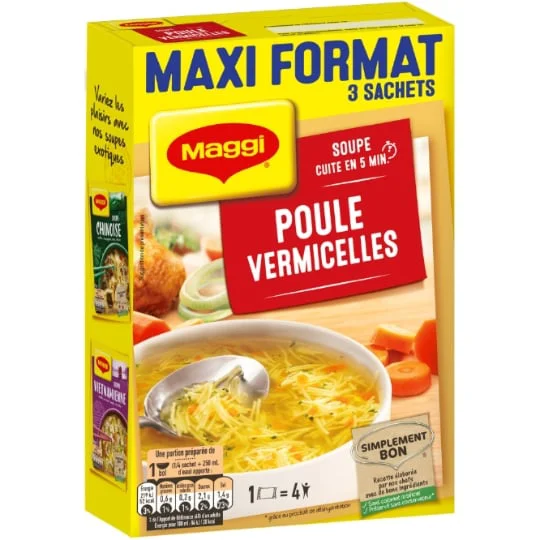 Poules aux vermicelles