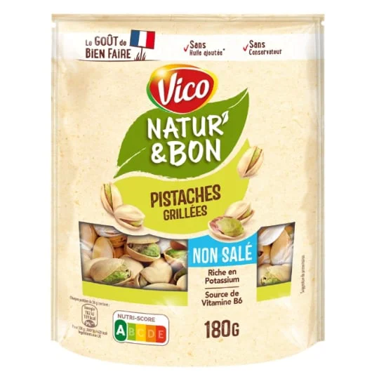 Pistaches grillées non salées