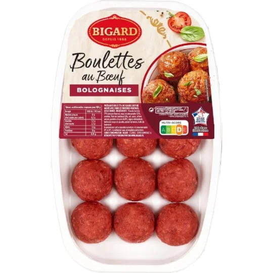 Boulettes au boeuf Bolognaises x15