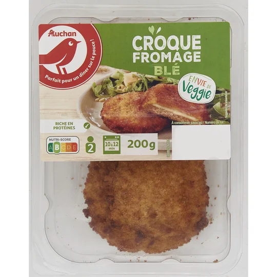 Veggie croques fromage