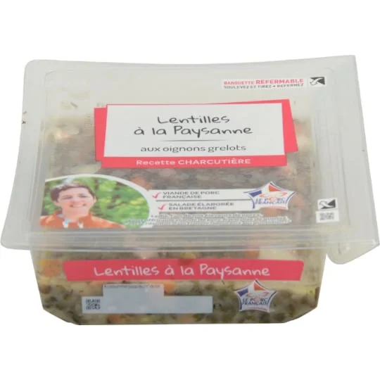 Salade de lentilles à la Paysanne