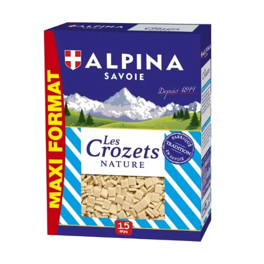 Pâtes crozets, nature