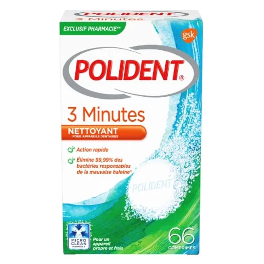 Nettoyant Pour Appareil Dentaire 3 Minutes Nettoyant