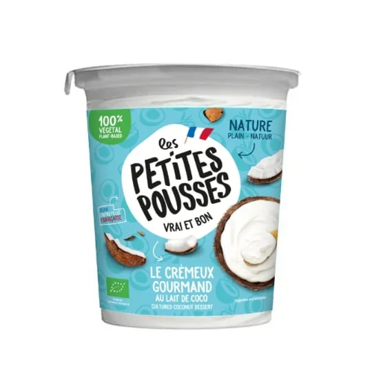 Dessert végétal Brassé coco bio nature