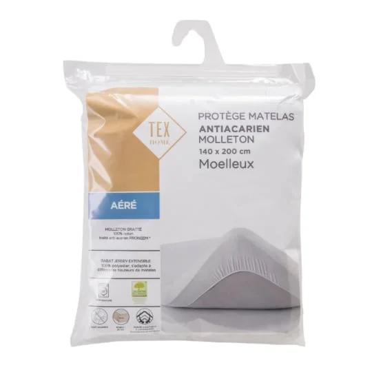 Alèse blanc anti-acariens 90x200 cm