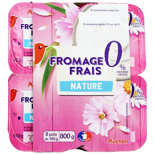 Fromage frais 0% MG
