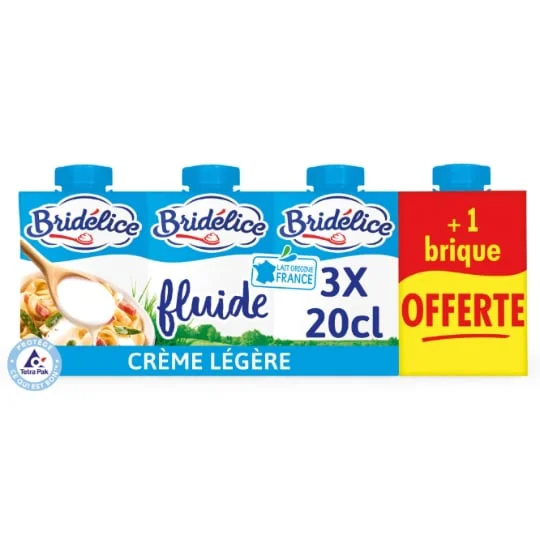 Crème fraîche légère Fluide 15% MG