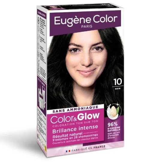 Coloration Capillaire 10 Noir Color&Glow