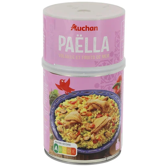 Paëlla volaille et fruits de mer