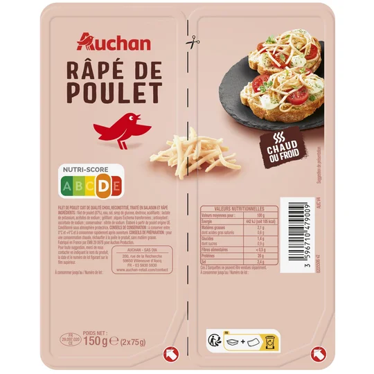 Râpé de poulet