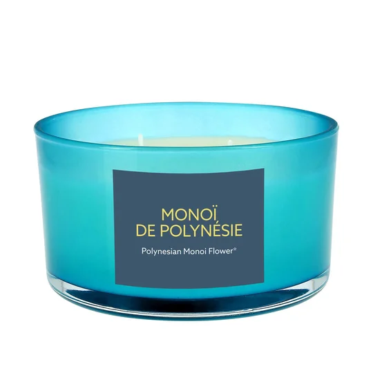 Bougie 3 mèches Monoï