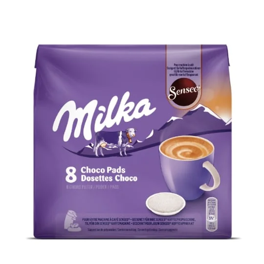 Chocolat capsules Milka chocolat x8