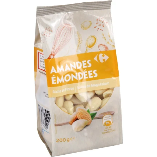 Amandes émondées