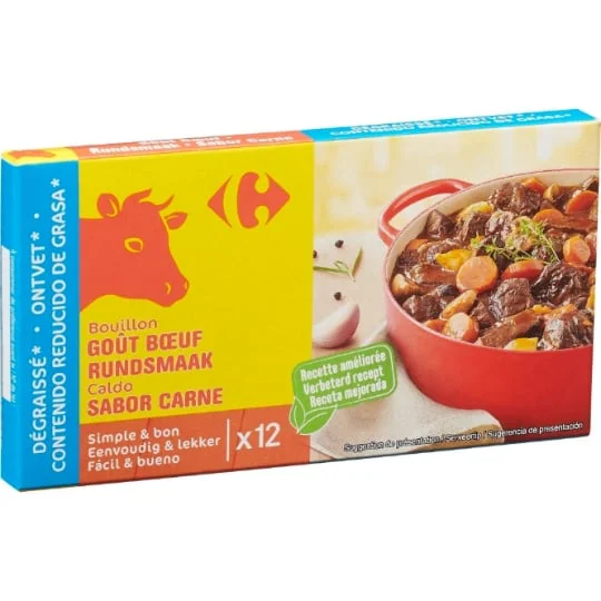 Bouillon goût boeuf dégraissé