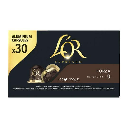 Espresso forza cafe intensite 9 en capsules x30