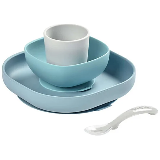 Set Vaisselle Silicone 4 Pièces