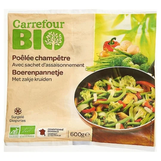 Légumes cuisinés bio poêlée champêtre
