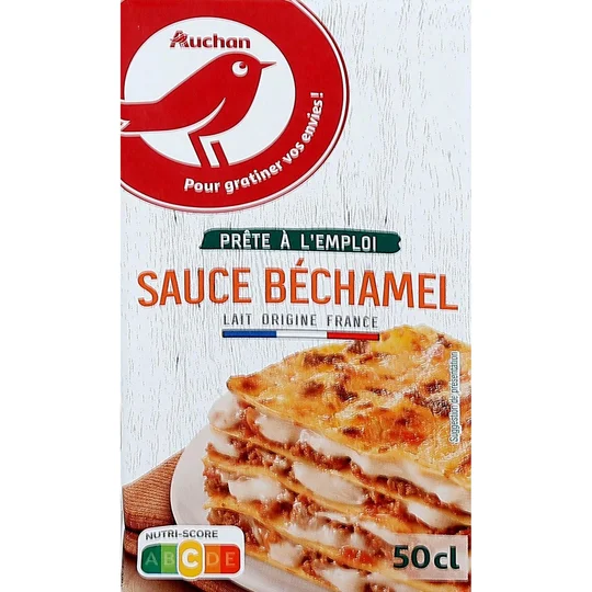 Sauce béchamel UHT
