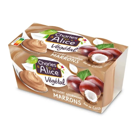 Dessert Végétal Végétal Coco Marron