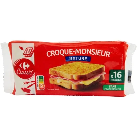 Fromage croque-monsieur nature