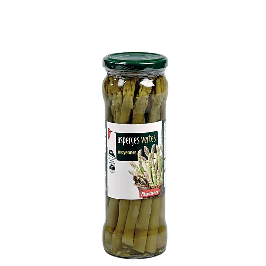 Asperges vertes moyennes en bocal