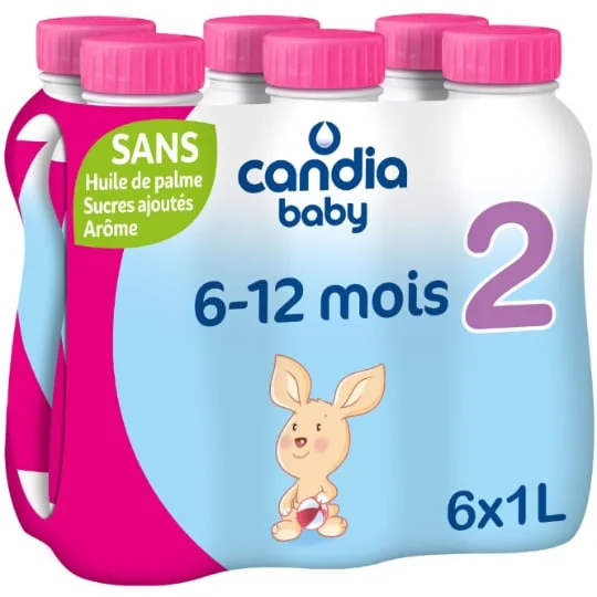 Lait bébé 2ème âge liquide