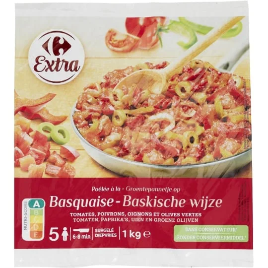 Poêlée de légumes à la Basquaise
