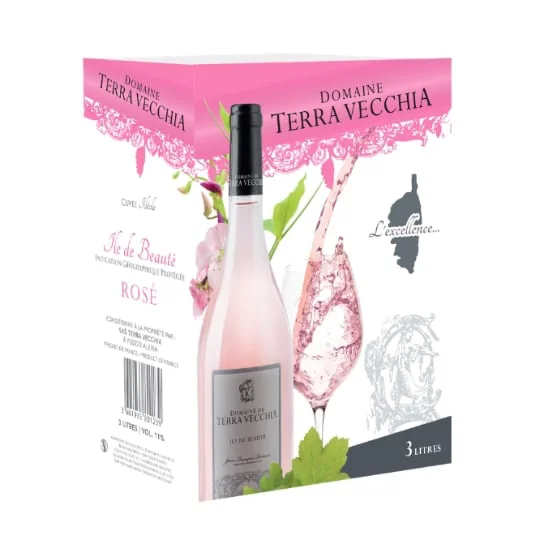 Vin rosé IGP île de beauté