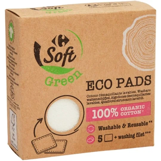 Cotons démaquillants lavables