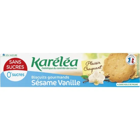 Biscuits sésame vanille sans sucres