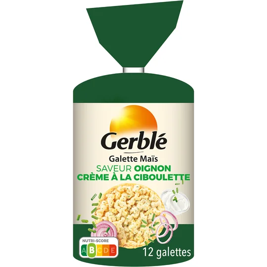 Galette de maïs Oignon ciboulette
