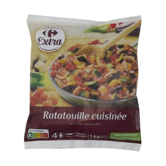 Plats cuisinés ratatouille cuisinée