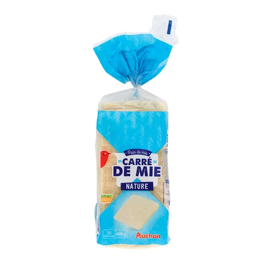 Pain de mie nature sans croûte sans huile de palme