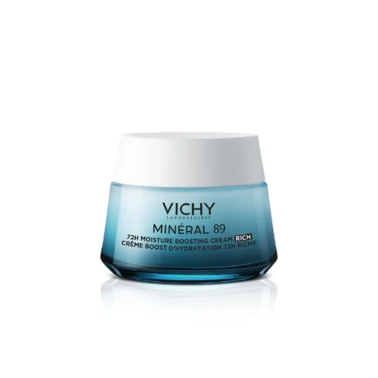 Crème Visage Riche Boost d'Hydratation 72h Minéral 89