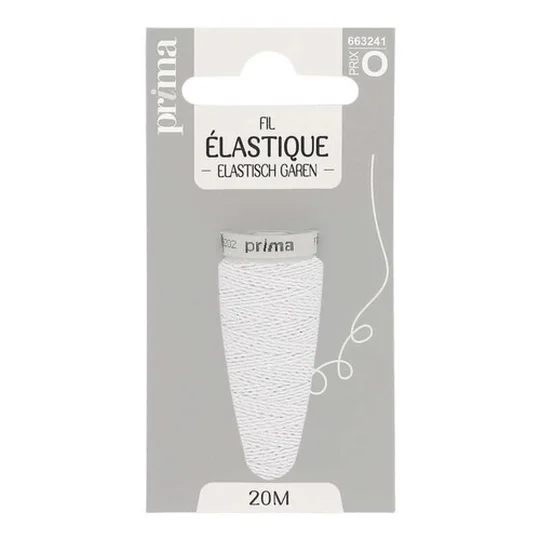 Fil élastique Blanc