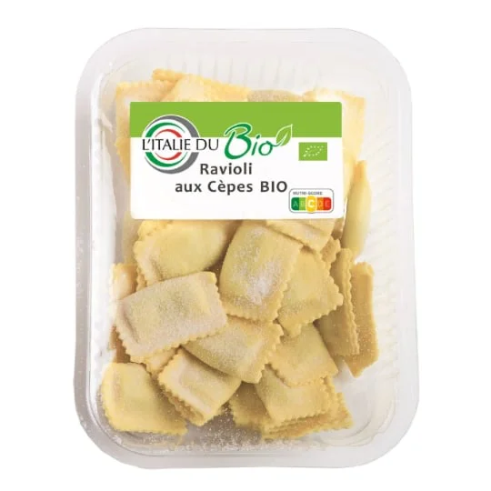 Pâtes fraîches Ravioli aux cèpes Bio