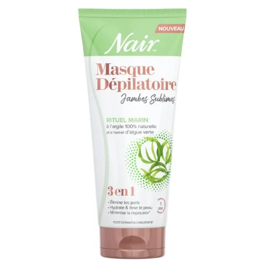 Masque dépilatoire jambes rituel marin à l'algue verte 3en1